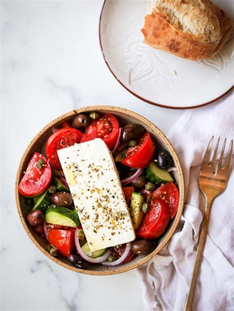 Traditional Greek Salad Horiatiki Story Yummy Mummy Kitchen