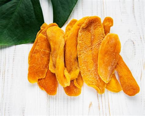 premium photo dried mango slices