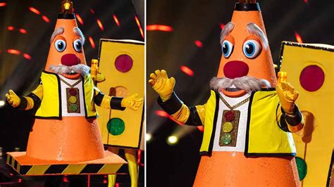 The Masked Singer Fans Expose Traffic Cone As Famous Actor After