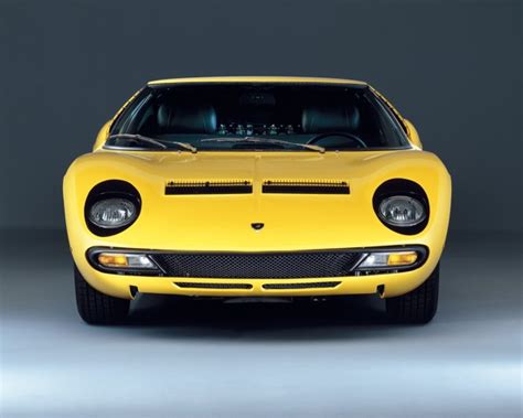 Worlds First Supercar Lamborghini Miura At Riac National Classic Car