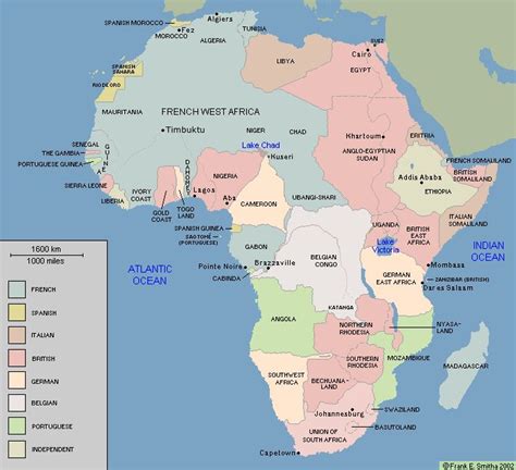 Africa Imperial Boundaries 1914 Britains Empire 1870 1900 Africa