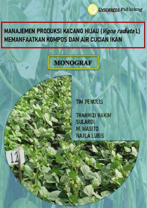 Pdf Buku Monograf Kacang Hijau