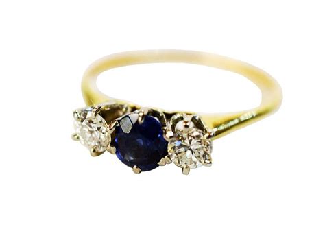 Edwardian Sapphire And Diamond Ring