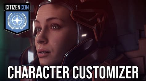 Star Citizen CitizenCon 2953 Character Customizer YouTube