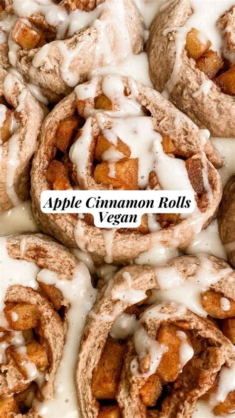 Apple Cinnamon Rolls Vegan 9am Chef