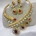 Sabyasachi Inspired Gold Plated Ruby Kundan Antique Etsy