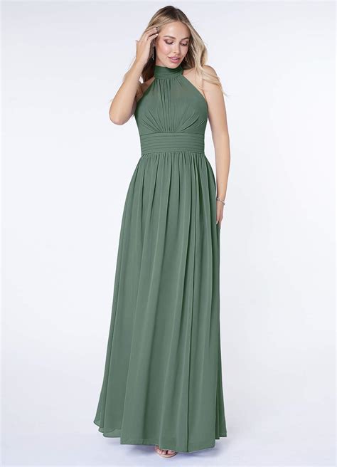 Azazie Iman Eucalyptus Bridesmaid Dresses Azazie