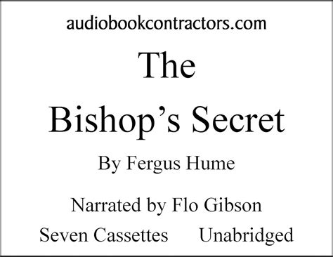 The Bishops Secret Or Bishop Pendle Classic Books On Cassettes