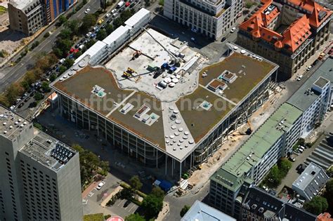 Leipzig Aus Der Vogelperspektive Neubau Des Verwaltungsgeb Ude Sab