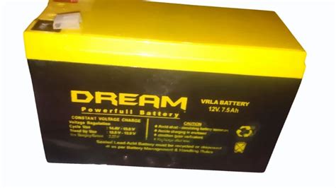 12v 75ah Dream Rechargeable Battery At ₹ 460piece Infinite