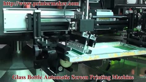 Wine Glass Bottle Automatic Screen Printing Machine YouTube