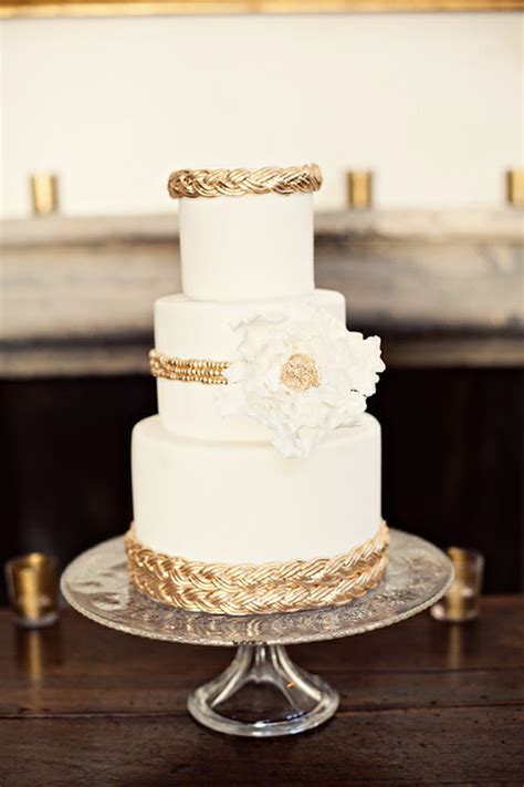 Metallic Wedding Cakes Part 3 Belle The Magazine