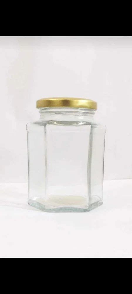 Ml Hexagonal Honey Jar At Rs Piece Glass Bottles In Firozabad