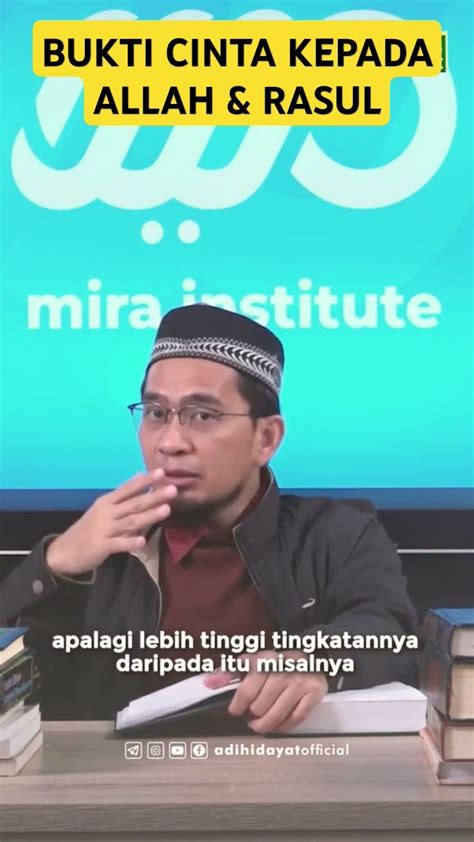 Bukti Cinta Kepada Allah Ceramah Ustadz Adi Hidayat Shorts