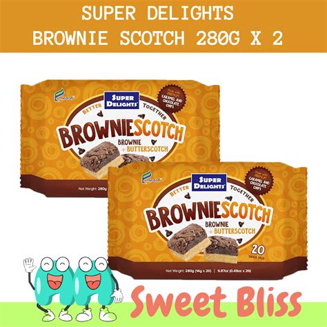 Super Delights Brownie Scotch Bites Lazada Ph