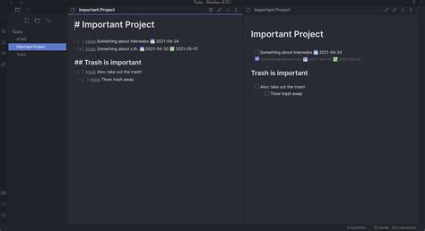 Obsidian Task Template