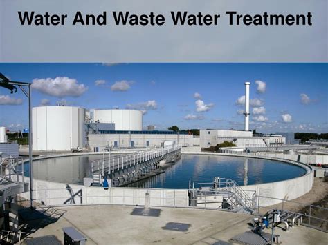 PPT Water And Waste Water Treatment PowerPoint Presentation Free