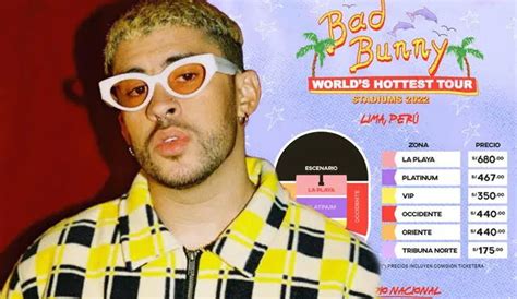 Concierto De Bad Bunny En Perú 2022 Por Teleticket Cuándo Y A Qué Hora Salen Las Entradas Para