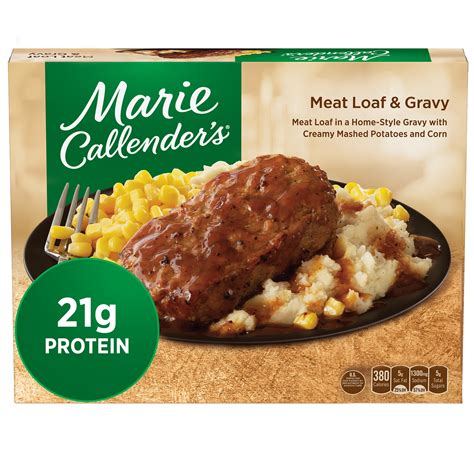 Marie Callender S Meat Loaf And Gravy Frozen Meal 12 4 Oz Frozen