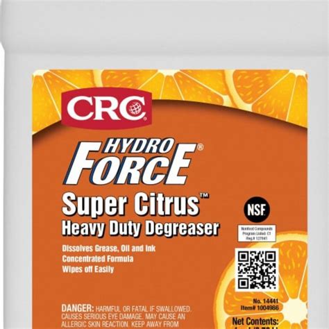 Crc Heavy Duty Degreaser Citrus Gal Bottle Smiths Food