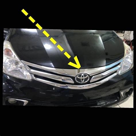 Jual Lis List Grill GRILLE Depan Bumper BAGIAN Atas Hodlist TOYOTA All