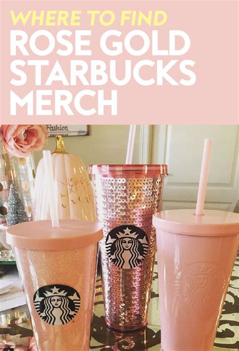 Psa Starbucks Now Has A Rose Gold Collection Of Tumblers And Cups