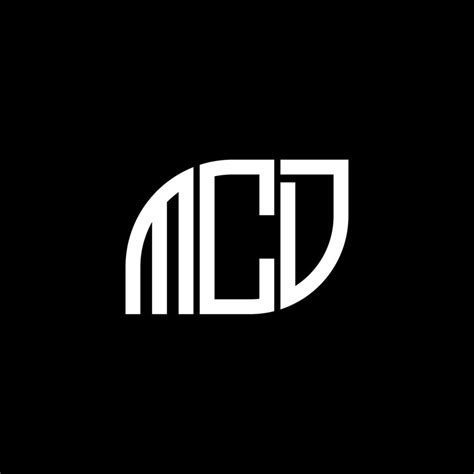 MCD letter logo design on black background. MCD creative initials ...