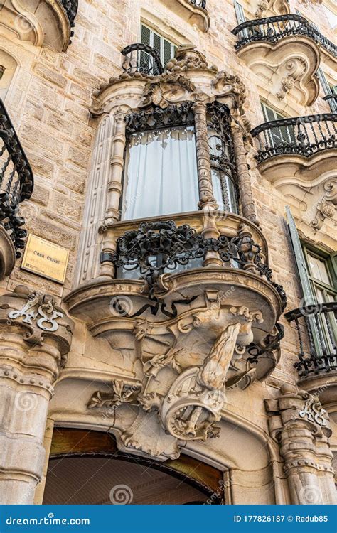 Casa Calvet Is A Building Designed By Antoni Gaudi In 1900 Editorial