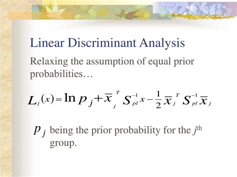 Ppt Linear Discriminant Analysis And Its Variations Powerpoint