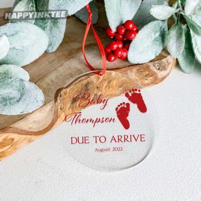 Coming Soon Pregnancy Announcement Ornament