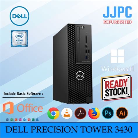 DELL PRECISION 3430 SFF Workstation Intel Xeon E 2146G 8GB DDR4 256 512