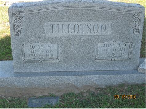 Melville D Tillotson Find A Grave Memorial