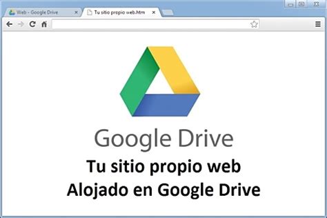 Como Alojar Sitios Web En Google Drive