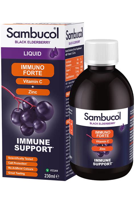 Immuno Forte Liquid 230ml (Sambucol) | Healthy Supplies