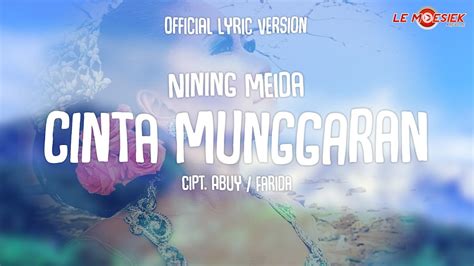 Nining Meida Cinta Munggaran Official Lyric Version Youtube