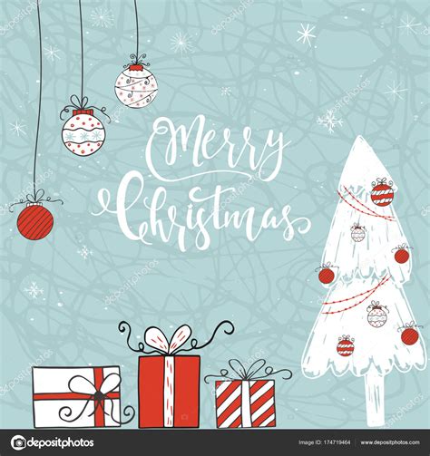 Cute Christmas T Card Lettering Quote Merry Christmas Magic Moments