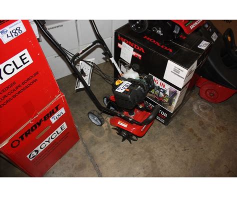 Troy Bilt Tb 144 Gas Powered Tilleredger Able Auctions