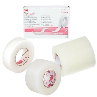 M Transpore Medical Surgical Tape Eyelash Gel Pads Tubing I V Cm