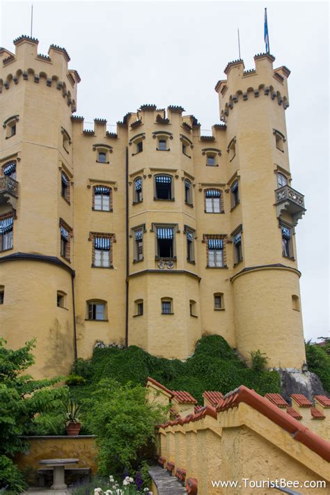 Hohenschwangau Castle, Germany - The towers of Hohenschwangau Castle ...