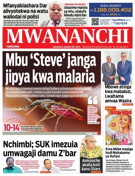 Habari Kubwa Za Magazeti Ya Tanzania Leo January Millard Ayo