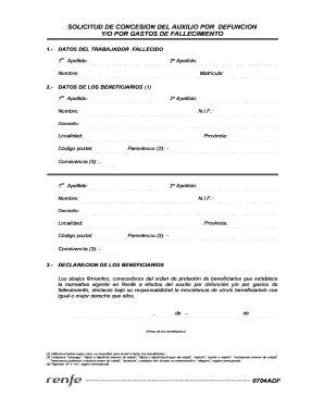 Completable En línea sff cgt SOLICITUD DE CONCESION DEL AUXILIO POR