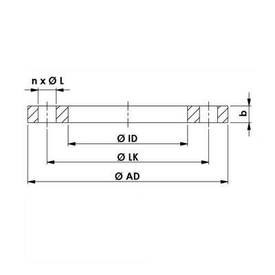 Product Glatter Flansch Nach En Typ Din Dn