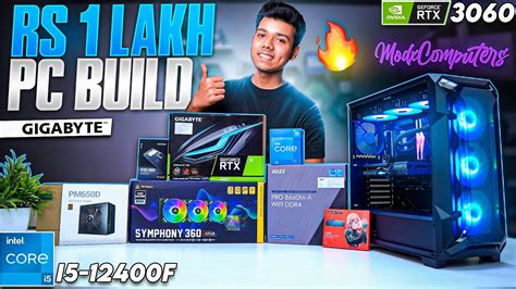 Rs 1 Lakh Gaming Pc Build Intel I5 12400f And Rtx 3060 Youtube