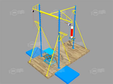 Giant swings are popular with camps and adventure parks as an ...