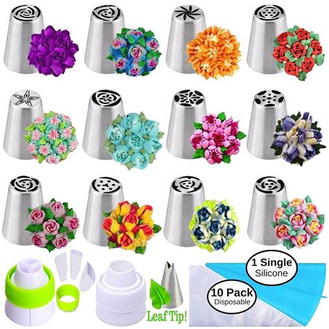 Russian Flower Frosting Tips Cake Frosting Tips Cupcake Icing