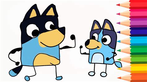 How To Draw Bluey And Friends C Mo Dibujar Y Pintar A Bluey Huevos De