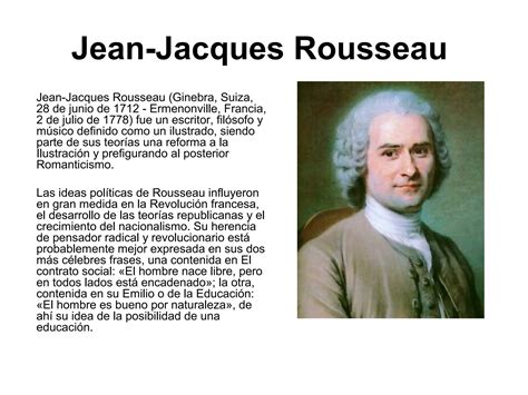 Jean Jacques Rousseau PPT