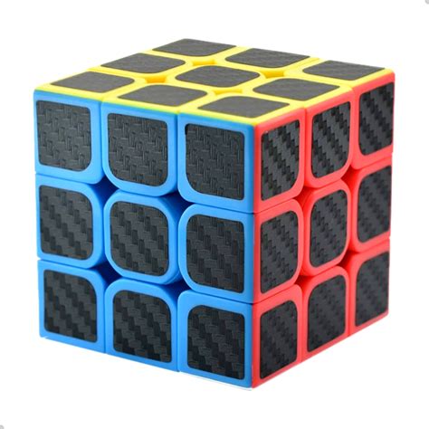 Cubo Magico Classico ou Carbon 3x3 6cm Quebra Cabeça Profissional