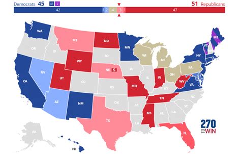 2024 Senate Election Forecast Maps - 270toWin