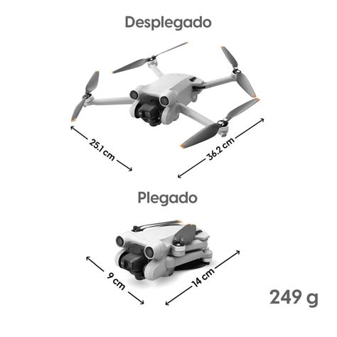 Drone Dji Mini 3 Pro 48mp 4k Vuelo 34 Min Smart Control Dji Real Plaza